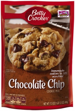 Betty Crocker Chocolate Chip Cookie Mix 496g case buy of 12